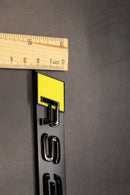 Gloss Black Yellow RS3 Front Grille Honeycomb Clip Bracket Badge Fit For AUDI