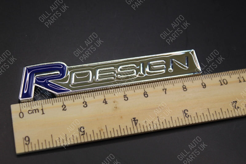 R Design Metal Car Emblem Badge Rear Trunk Boot FOR Volvo