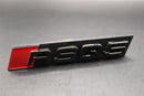 Gloss Black RSQ5 Front Grille Stick-On Badge Fit For AUDI
