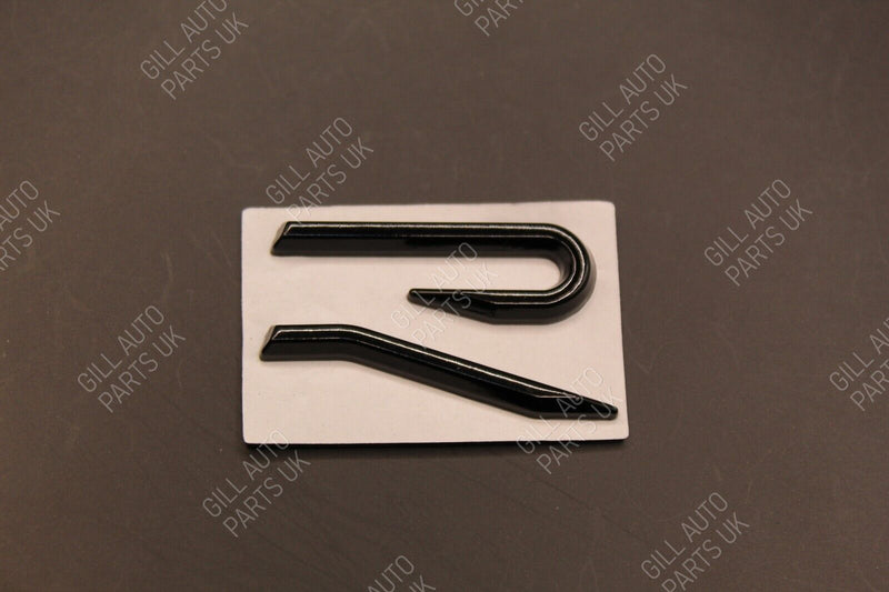 New Style R-Line R Badge For VW Volkswagen Boot Rear Chrome Black Red