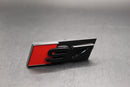 Gloss Black S7 Front Grille Stick-On Badge Fit For AUDI