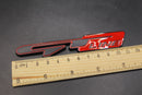 Metal Black Red GT Line Boot Rear Badge For Kia