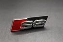 Chrome Silver S6 Front Grille Stick-On Badge Fit For AUDI