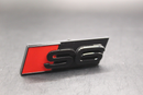 Gloss Black S6 Front Grille Stick-On Badge Fit For AUDI