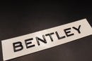 Gloss Black Boot Rear Tailgate Letters Badge Fit For Bentley