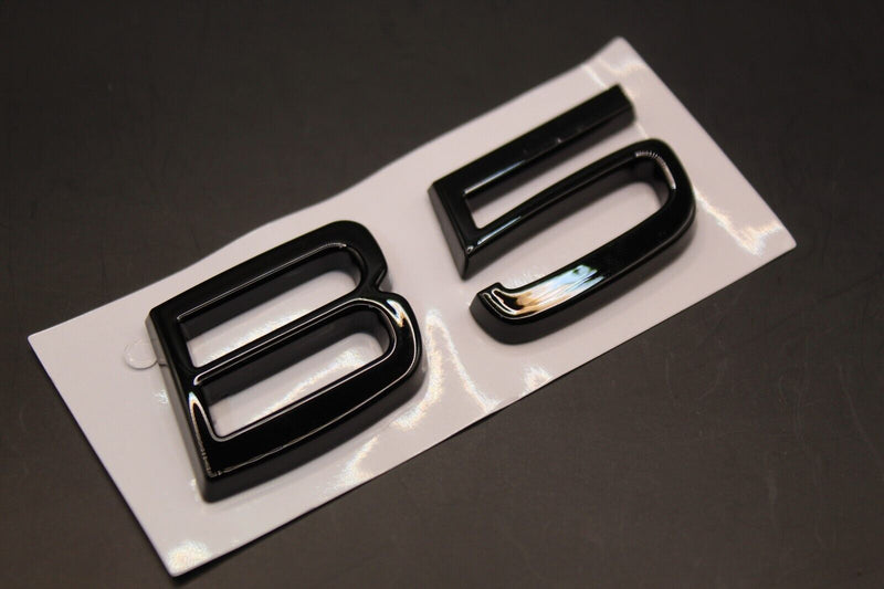 Gloss Black Chrome Silver B5 LETTERS Badge Rear Boot Tailgate For VOLVO