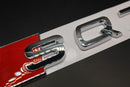 Gloss Black/Chrome Silver SQ7 Fits Audi Badge Letters Emblem Rear Trunk Boot Lid