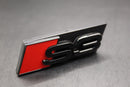 Gloss Black S3 Front Grille Stick-On Badge Fit For AUDI