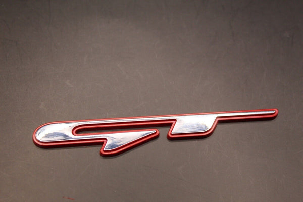 Metal GT Boot Rear Badge Sticker Emblem Badge For Kia Chrome Silver Red Black