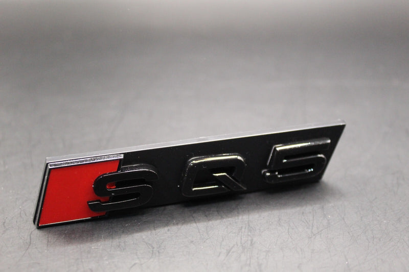 Gloss Black SQ5 Front Grille Stick-On Badge Fit For AUDI