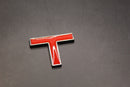 Chrome Silver Red T 1.3T 1.5T 1.6T 1.8T Boot Rear Tailgate Letter Badge FOR Audi