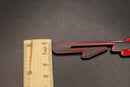 Metal Black Red GT Line Boot Rear Badge For Kia