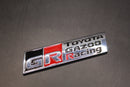 84mm X 23mm Chrome Silver Red Black GR Boot Rear Badge For Toyota Gazoo Racing