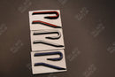 New Style R-Line R Badge For Volkswagen Boot Rear Black Surround Blue White Red