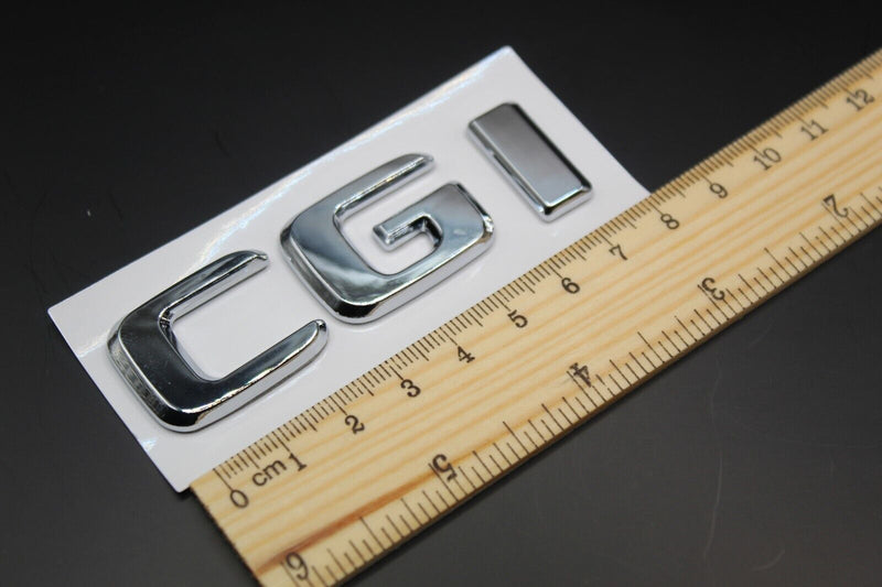 Silver Chrome Fits Mercedes CDI CGI Rear Trunk Boot Badge Emblem Lettering Car