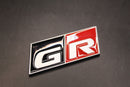 70mm X 30mm Matte Silver(Gloss Red&Black) GR Boot Rear Badge For Toyota