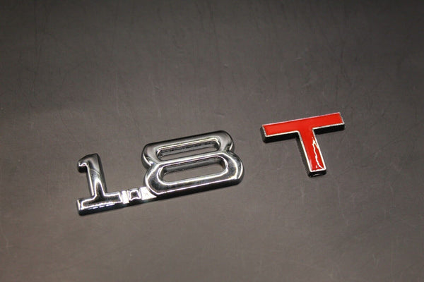 Chrome Silver Red T 1.3T 1.5T 1.6T 1.8T Boot Rear Tailgate Letter Badge FOR Audi