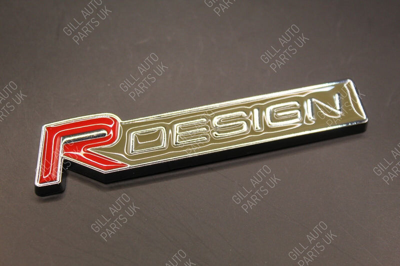 R Design Metal Car Emblem Badge Rear Trunk Boot FOR Volvo