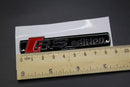 RS Edition Gloss Matte Black Chrome Silver Badge Wing Fender Side FOR Audi