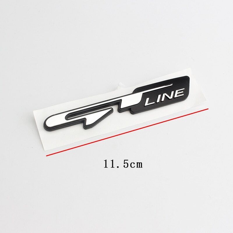 Car Lettering GT Line Sticker Emblem Badge For Kia Sportage Ceed Picanto K5