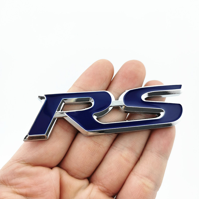 Fits Honda RS For Jazz Civic HRV Jade RS Badge 3D Metal Rear Trunk Emblem Letter