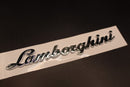 Chrome Silver Boot Rear Tailgate Letters Badge Fit For Lamborghini