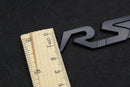 Black Yellow R.S. RS Boot Rear Tailgate Fender Wing Badge For Renault Sport