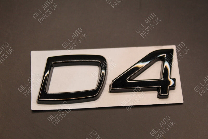 Gloss Matte Black Chrome D3 D 3 Metal Car Letters Badge Rear Boot FOR Volvo