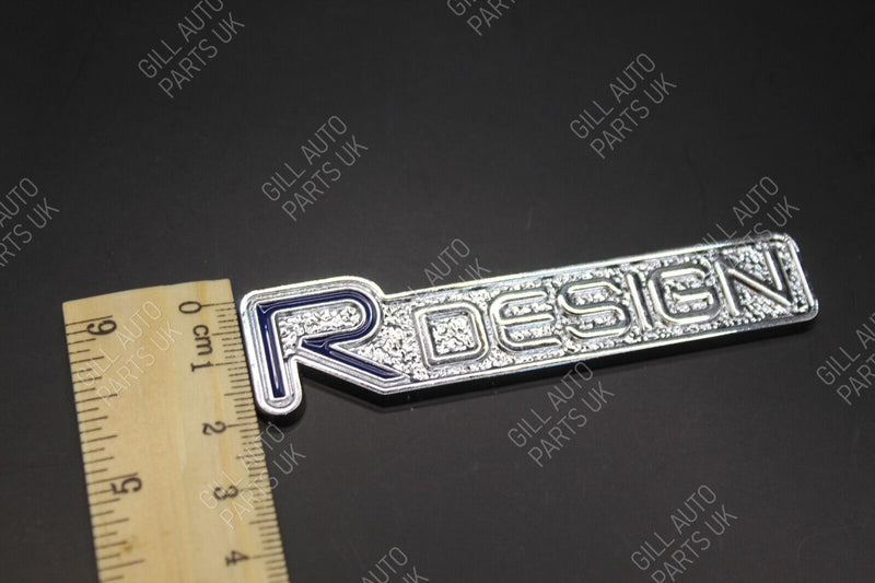 New Style R Design Metal Car Emblem Badge Rear Trunk Boot FOR Volvo