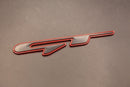 Metal GT Boot Rear Badge Sticker Emblem Badge For Kia Chrome Silver Red Black