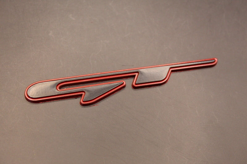 Metal GT Boot Rear Badge Sticker Emblem Badge For Kia Chrome Silver Red Black