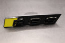 Gloss Black Yellow RS3 Front Grille Stick-On & Rear Boot Badge Set Fit For AUDI