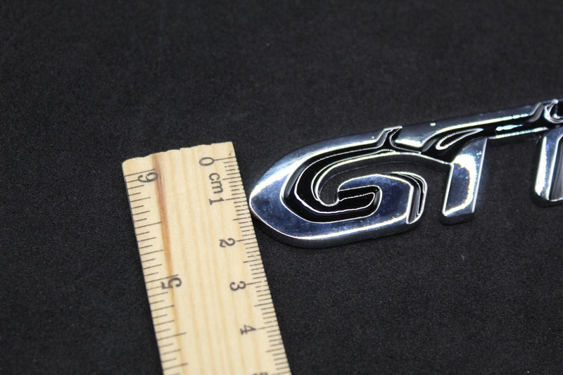 Chrome Silver Black GTi Boot Rear Tailgate Side Fender Wing Badge For Peugeot