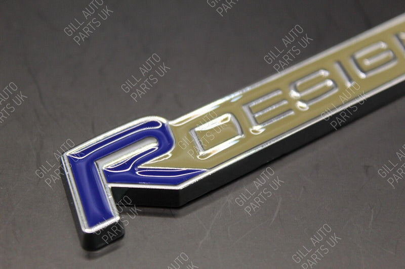 R Design Metal Car Emblem Badge Rear Trunk Boot FOR Volvo