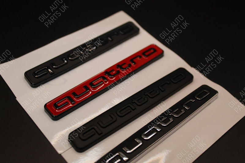 94mm quattro Boot Rear Trunk Tailgate Badge Emblem for Audi