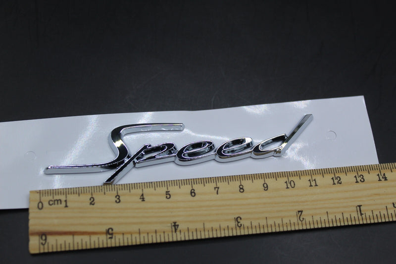 Chrome Silver Speed Wing Side Fender Letters Badge Fit For Bentley
