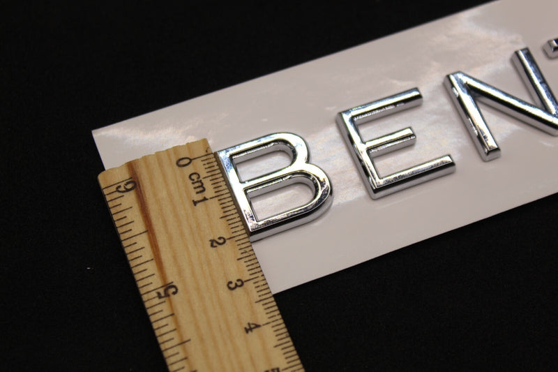 Chrome Silver Boot Rear Tailgate Letters Badge Fit For Bentley V8S