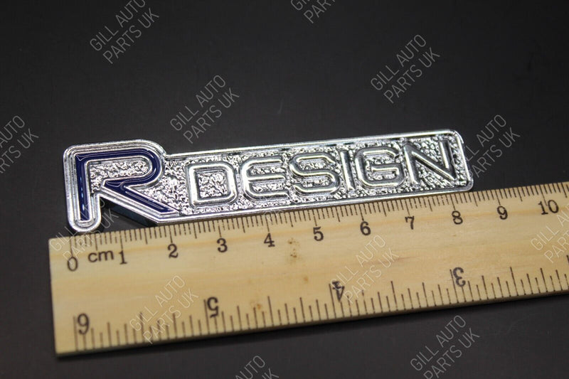 New Style R Design Metal Car Emblem Badge Rear Trunk Boot FOR Volvo