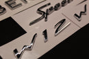 Chrome Silver Boot Rear Tailgate Letters Badge Fit For Bentley Speed W12