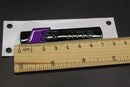 2pc Set S-Line Purple Gloss Black Side Fender Wing Badge Set For AUDI