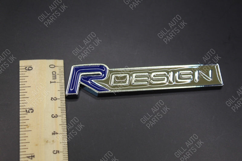 R Design Metal Car Emblem Badge Rear Trunk Boot FOR Volvo