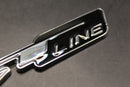 Metal Chrome Silver Black GT Line Boot Rear Badge For Kia