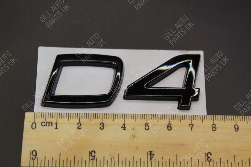 Gloss Matte Black Chrome D3 D 3 Metal Car Letters Badge Rear Boot FOR Volvo