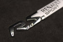 Chrome Silver R.S. RS Boot Rear Tailgate Fender Wing Badge For Renault Sport