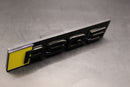 Gloss Black Yellow RSQ5 Front Grille Stick-On Badge Fit For AUDI