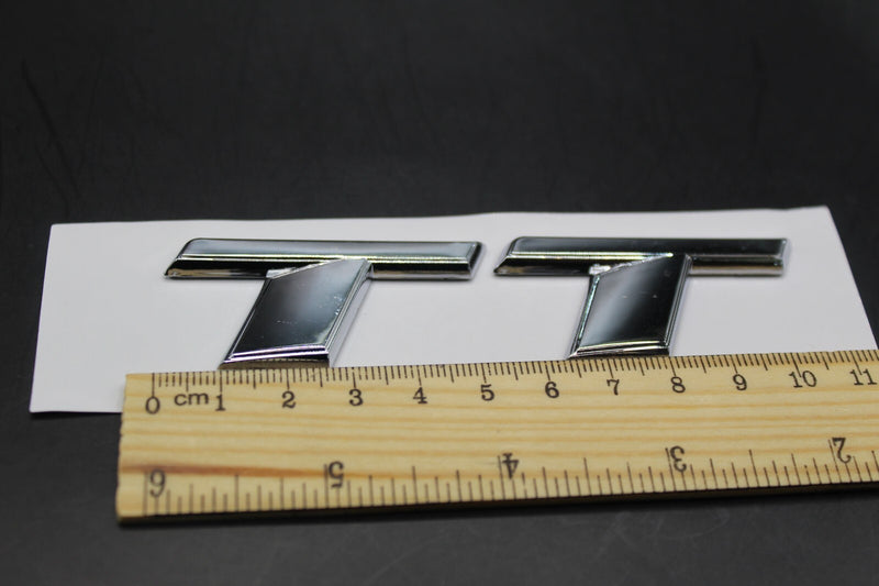 Chrome Silver TT Boot Rear Tailgate Letters Badge Fit For AUDI