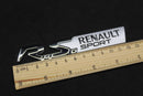 Chrome Silver R.S. RS Boot Rear Tailgate Fender Wing Badge For Renault Sport