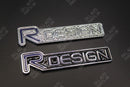 New Style R Design Metal Car Emblem Badge Rear Trunk Boot FOR Volvo