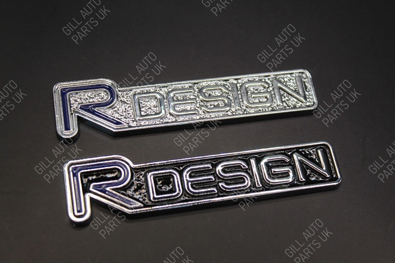 New Style R Design Metal Car Emblem Badge Rear Trunk Boot FOR Volvo