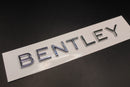 Chrome Silver Boot Rear Tailgate Letters Badge Fit For Bentley